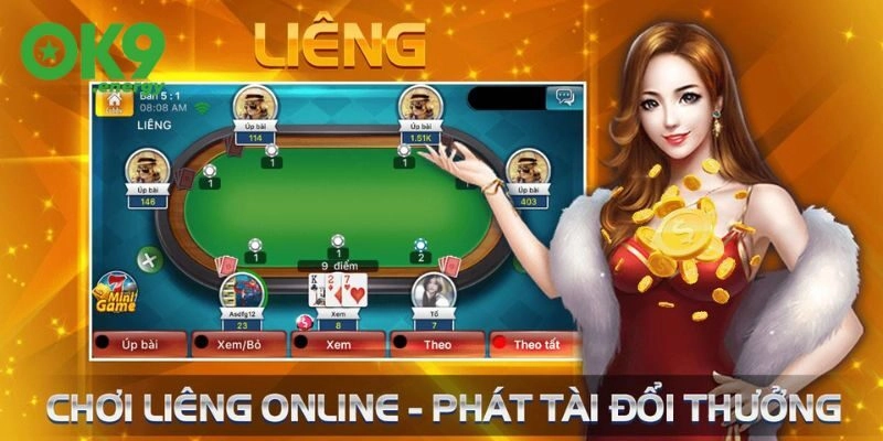Một ván chơi liêng cụ thể cho anh em dễ hình dung
